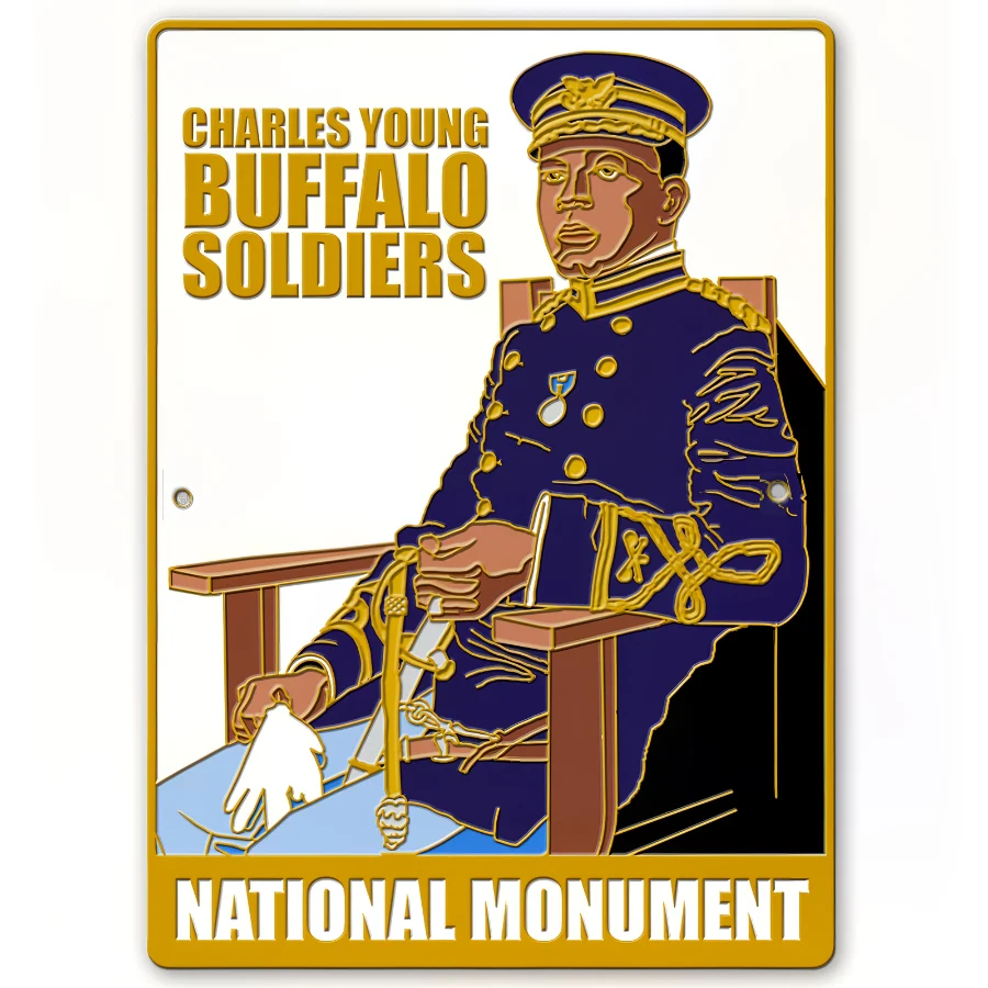Charles Young Hiking Medallion