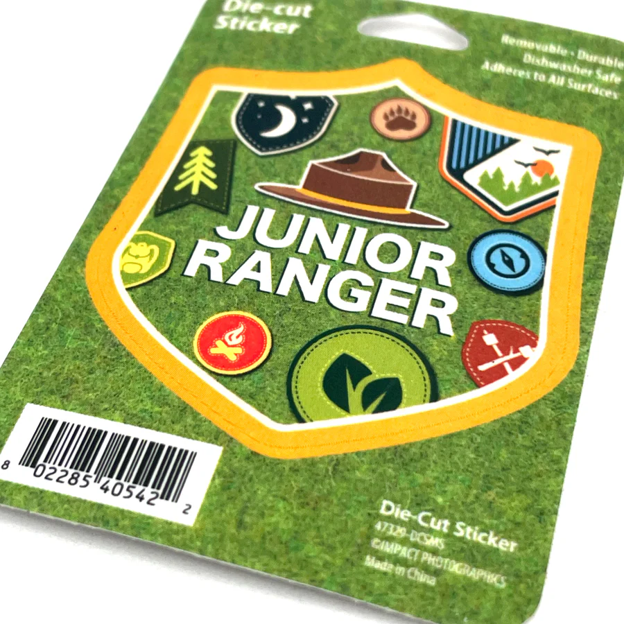 Die-Cut Junior Ranger Sticker - Image 2