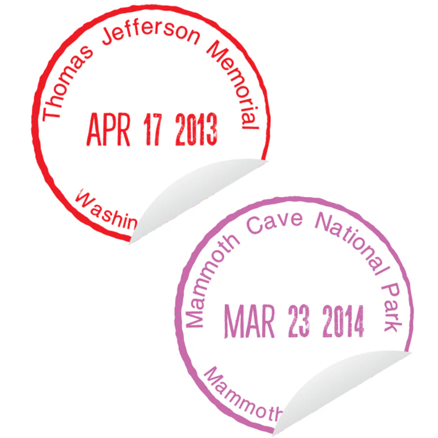 Passport To Your National Parks® Retro Cancellation Stickers - Image 3