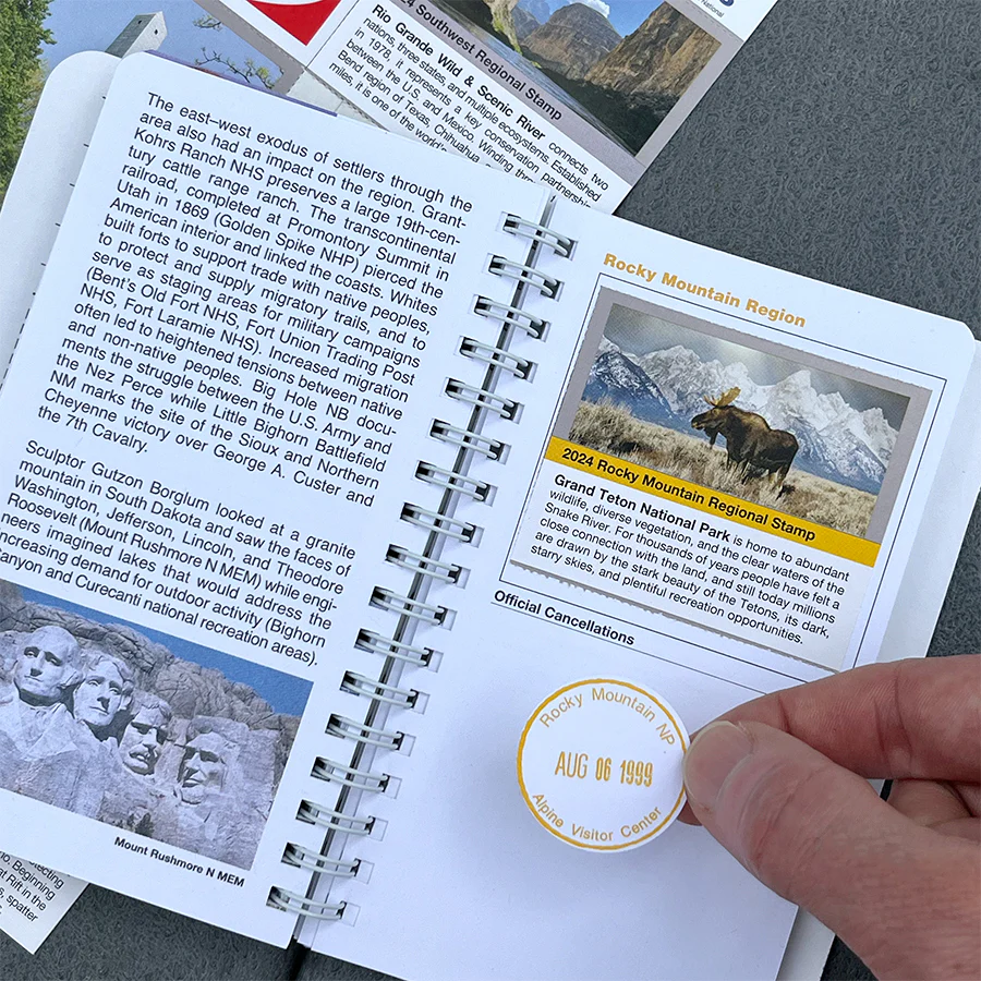 Passport To Your National Parks® Retro Cancellation Stickers - Image 4