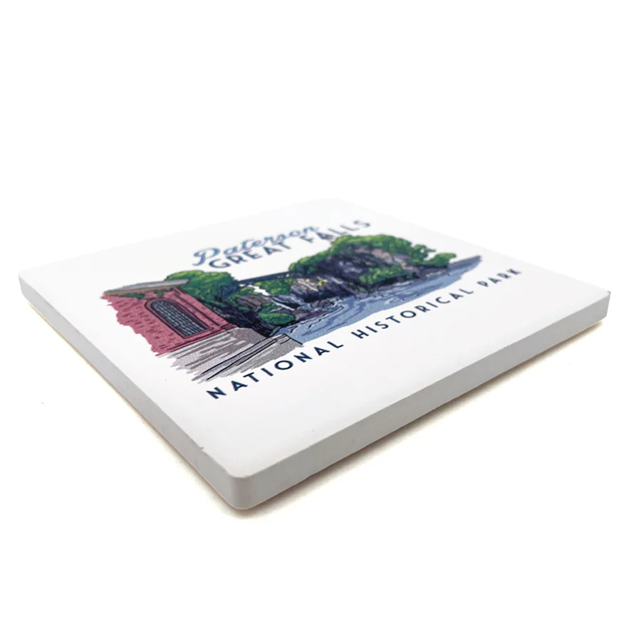 Paterson Great Falls NHP Ceramic Coaster - Image 2