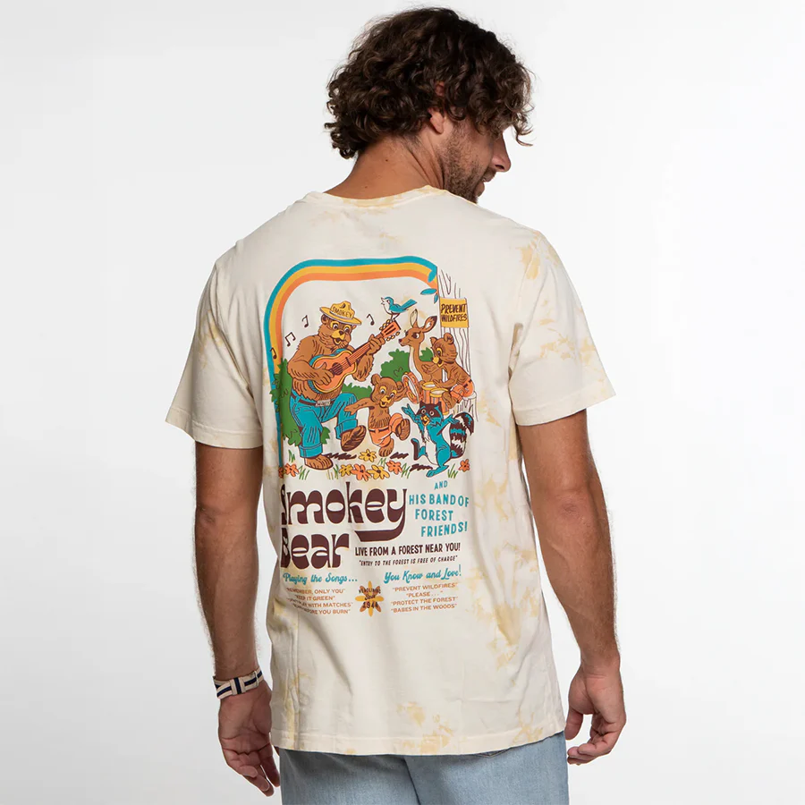 Smokey's Band Vintage Dyed Unisex Short Sleeve Tee - Image 3